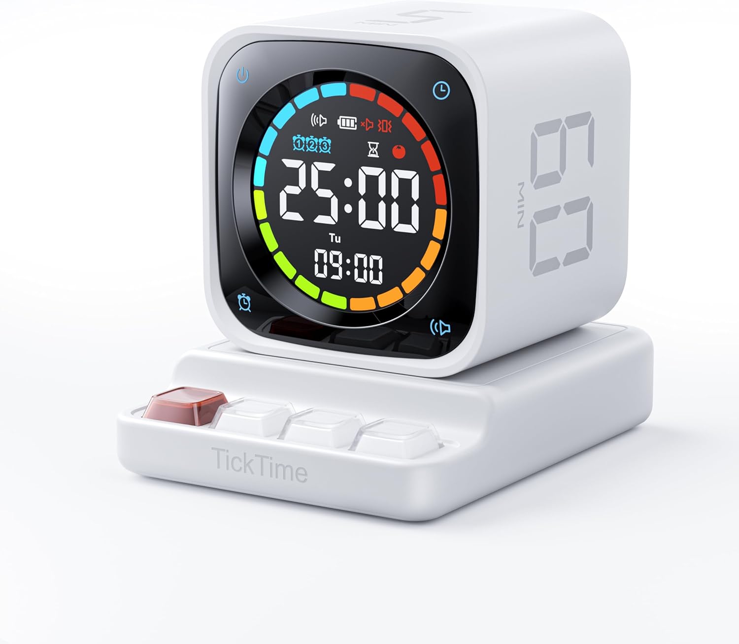 Ticktime TK3 Cube Timer - Digital flip timer with LED display